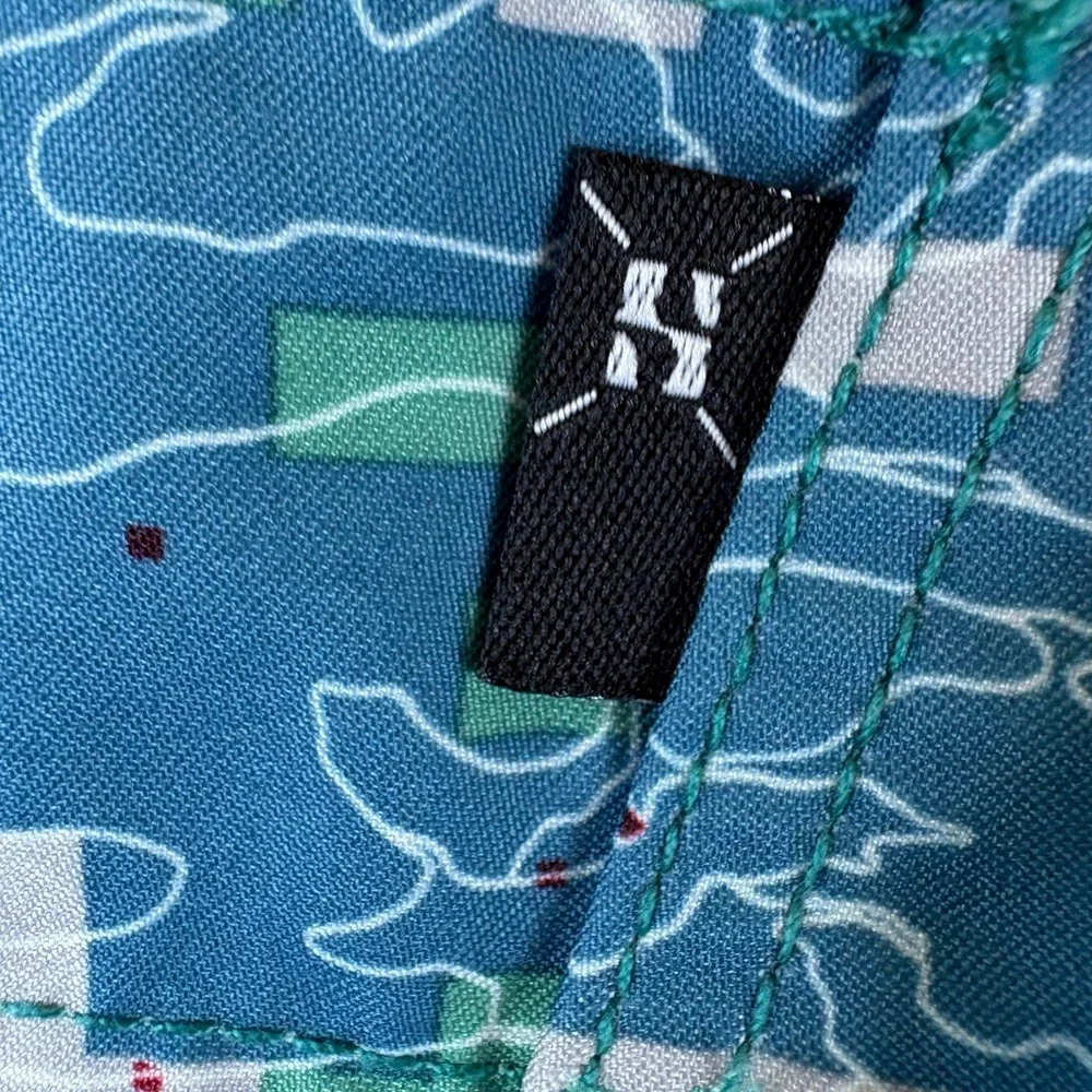 Split Co‎ Board Shorts Mens 37x9.5 Multi Camouflage Beachwear Drawstring Waist